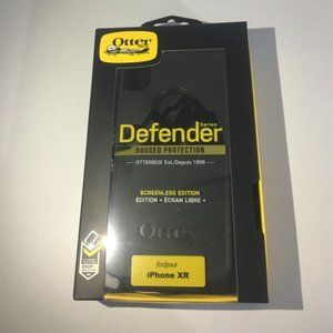 OTTERBOX Defender Series Heavy Duty Case With Belt Clip For iPhone XR Black